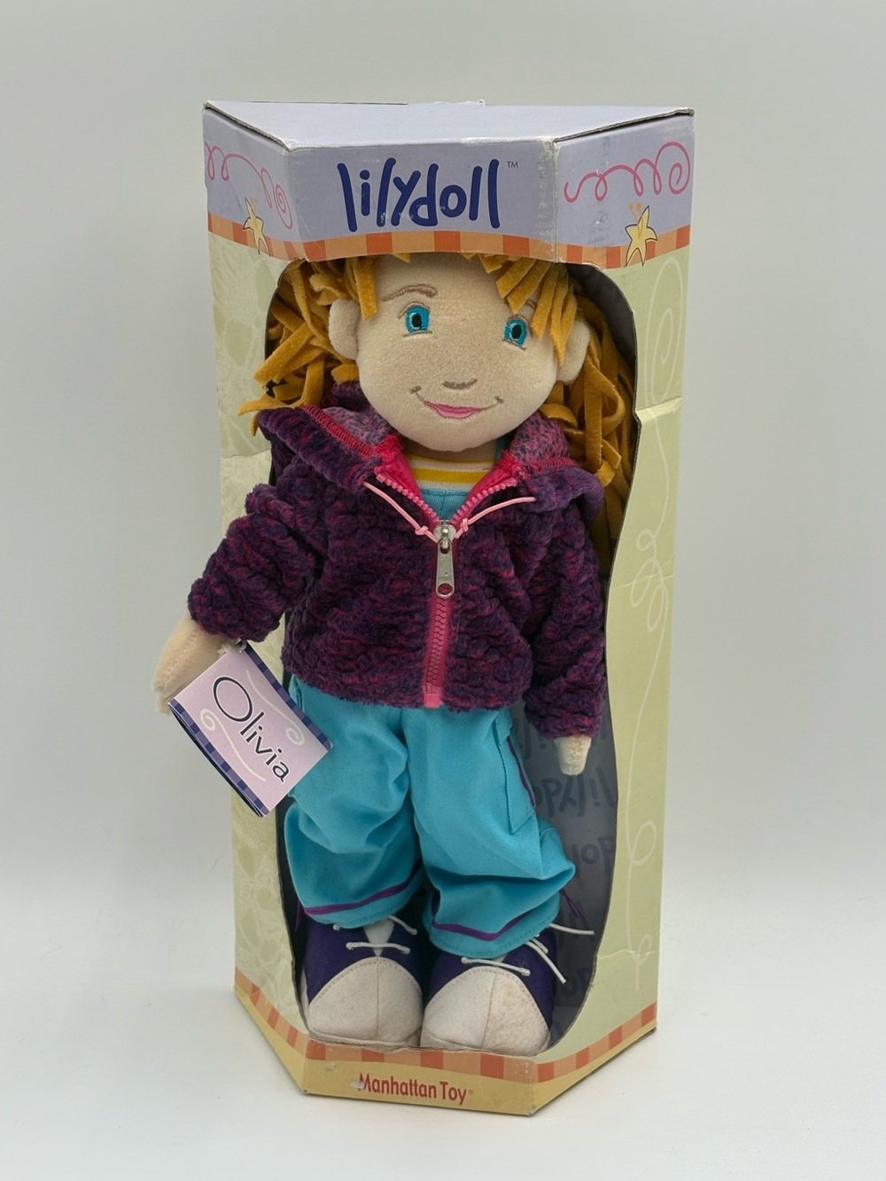 Vintage 2001 Manhattan Toy Lilydoll Olivia Doll 17” NIB Boxed LD110 Retired